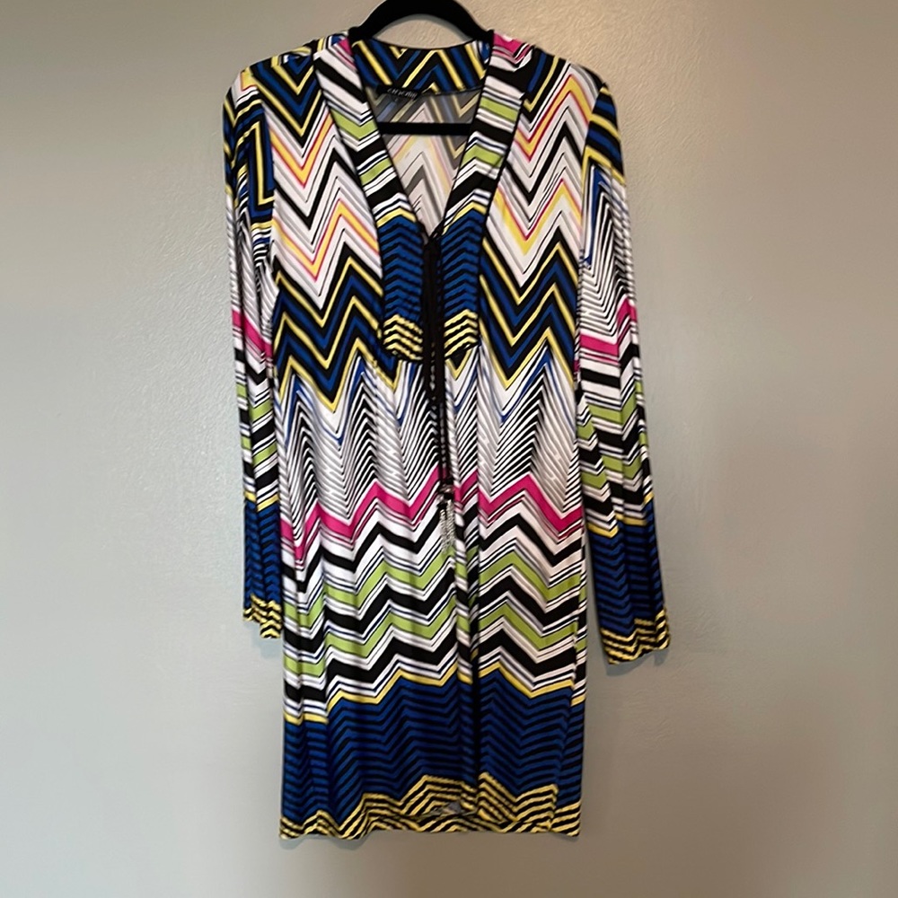 Zig zag patterned tunic dress by Analili!